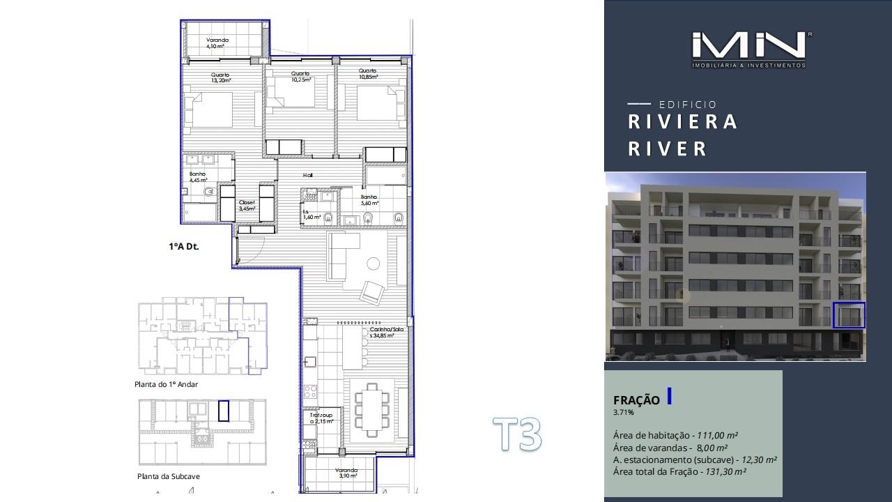 Apartamento T3 -  Novo