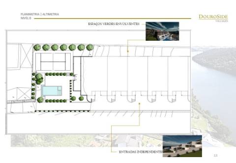 Terreno com PIP aprovado p/ Condomínio Fechado vistas Rio Douro