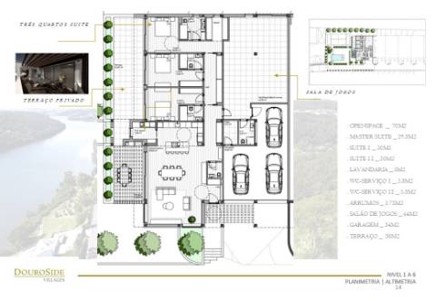 Terreno com PIP aprovado p/ Condomínio Fechado vistas Rio Douro