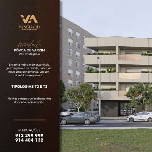 Ultima Fração - T3 com Terraço – 📍 Póvoa de Varzim