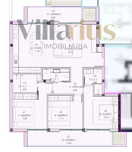 Apartamento T3 na Praia da Consolação