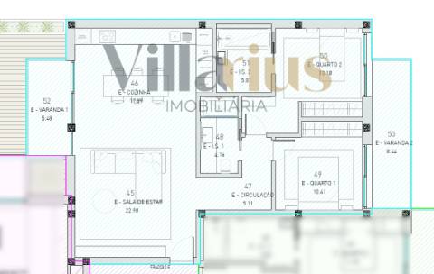 Apartamento T2 na Praia da Consolação