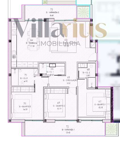 Apartamento T3 na Praia da Consolação