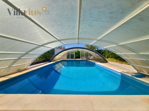 Moradia térrea T3 com piscina, sauna e jardim a 7 km de Tomar