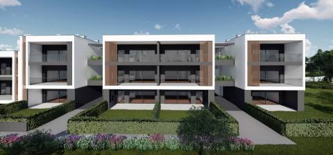 Apartamentos T2 Modernos a Minutos a Pé da Praia em Olhos de Água