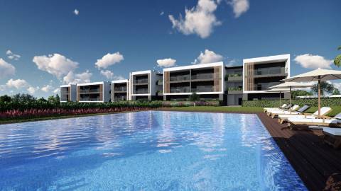 Apartamentos T2 Modernos a Minutos a Pé da Praia em Olhos de Água