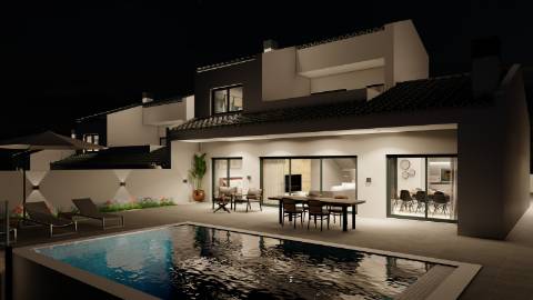 Moradia T3 Nova com Piscina Privada – Boliqueime