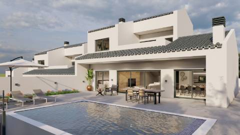 Moradia T3 Nova com Piscina Privada – Boliqueime