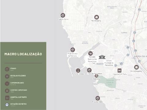 Matosinhos Sul T3 Terraço no último piso