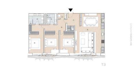 Apartamento T3 Boss Gardens