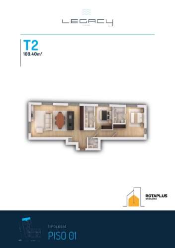 T2 Legacy Vistas Mar em V. Conde