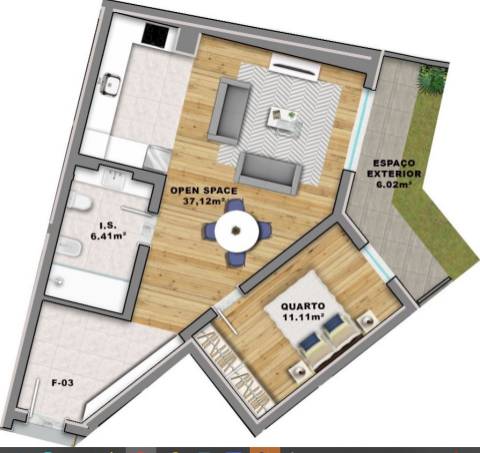 Apartamento T1 Venda em Mafamude e Vilar do Paraíso,Vila Nova de Gaia