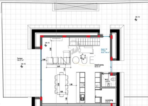 Apartamento T3 Implex em construção