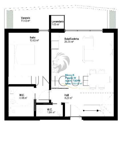 Apartamento T3 Dúplex com Terraços e 2 Garagens – Esgueira, Aveiro | Novo Empreendimento
