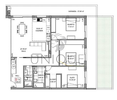 Apartamento T3 com Varanda de 37m² em Loureiro | Novo Empreendimento
