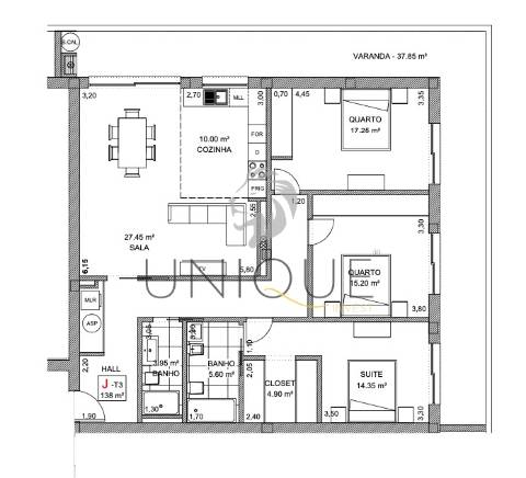 Apartamento T3 com Varanda de 38m² e 2 Garagens em Loureiro | Novo Empreendimento