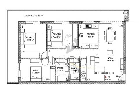 Apartamento T3 com Varanda de 54m² no 1º Andar em Loureiro | Novo Empreendimento