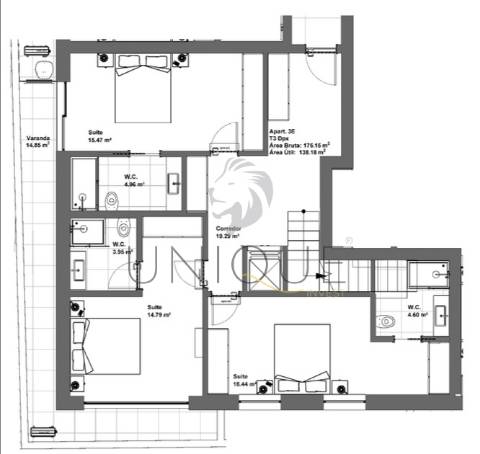 Apartamento T3 Implex em Construção no Centro de Aveiro | A+ e Varanda