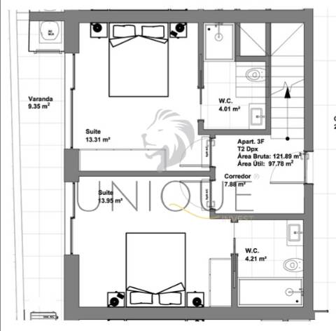 Apartamento T2 Implex em Construção no Centro de Aveiro | Varanda e Certificação A+