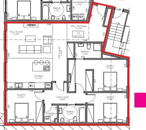 Apartamento T3 no Centro de Oliveira de Azeméis | Novo com Varanda e Garagem
