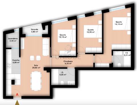 Excelente T3 Novo no Centro de Oliveira do Bairro - Oportunidade Única!