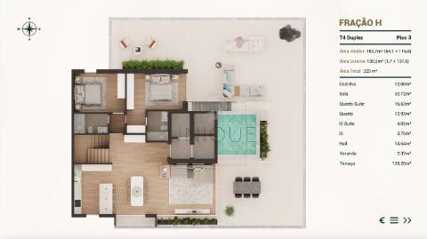 T4 Duplex Exclusivo na Praia da Barra | Terraço Panorâmico e Piscina Privativa