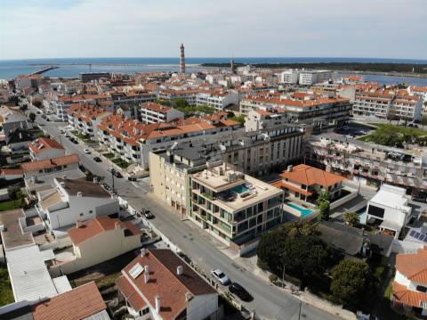 Apartamento T2 ICON Sailor | Praia da Barra, Varanda e Vista Atlântica