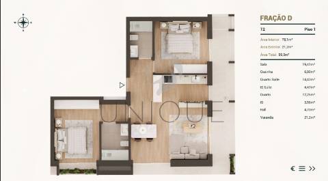 Apartamento T2 ICON Sailor | Praia da Barra, Varanda e Vista Atlântica