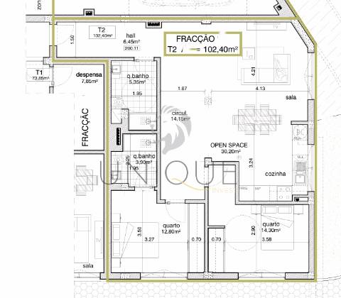 Apartamento T2 em Construção em Oliveira de Azeméis