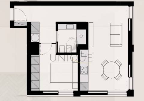 Apartamento T1 junto ao Canal de São Roque - Projeto Foz de Prata