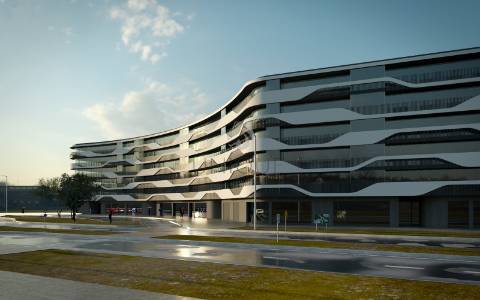 Apartamento T1 Novo com Varanda e Garagem em Esgueira, próximo de Aveiro