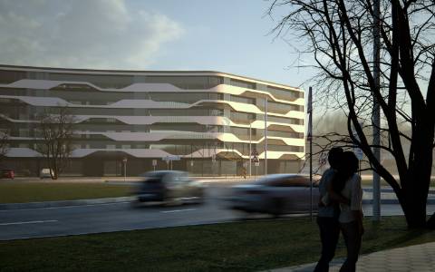 Apartamento T1 Novo com Varanda e Garagem em Esgueira, próximo de Aveiro