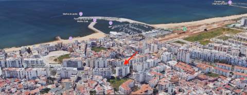 Apartamento T1 com Vista Mar, Elevador e Quarteira