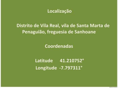 Quinta T3 Venda em Lobrigos (São Miguel e São João Baptista) e Sanhoane,Santa Marta de Penaguião