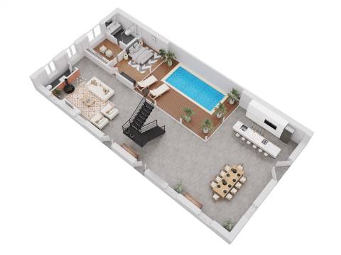 Moradia em Loft para venda com 4 quartos