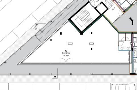 Loja com Lugar de Garagem,  junto ao metro Câmara no Centro de Matosinhos