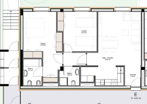 Apartamento T2, com Lugar de Garagem ao Polo Universitário de Guimarães