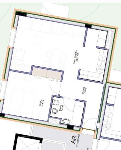 Apartamento T1, com Lugar de Garagem ao Polo Universitário de Guimarães