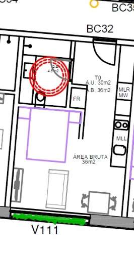 Apartamento T0 em Construção, Brito Capelo, Matosinhos