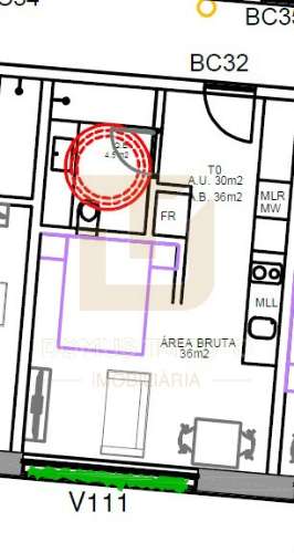 Apartamento T0 em Construção, Brito Capelo, Matosinhos