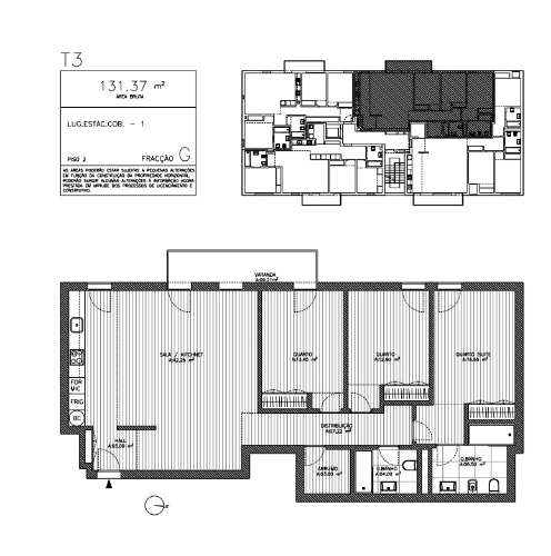 Apartamento T3, Novo, com Varanda e Lugar de Garagem, Vilar de Andorinho