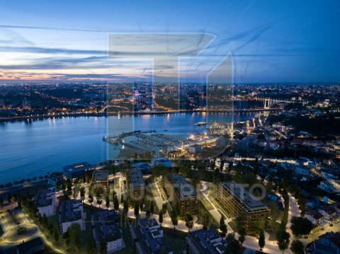 Apartamento T3 em Construção,  varanda lugar de garagem e arrumos,  à Marina de Vila Nova de Gaia