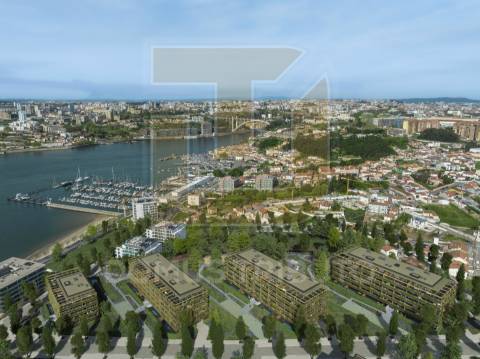 Apartamento T3 em Construção, lugar de garagem e arrumos, Junto à Marina de Vila Nova de Gaia