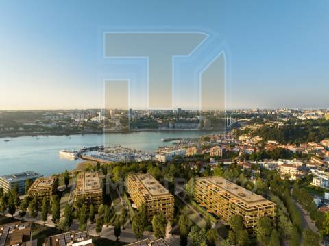 Apartamento T3 em Construção,  varanda lugar de garagem e arrumos,  à Marina de Vila Nova de Gaia