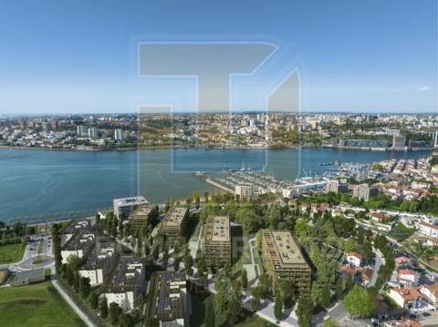 Apartamento T3 em Construção,  varanda lugar de garagem e arrumos,  à Marina de Vila Nova de Gaia