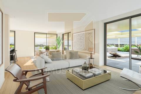 Apartamento T3 em Construção,  varanda lugar de garagem e arrumos,  à Marina de Vila Nova de Gaia