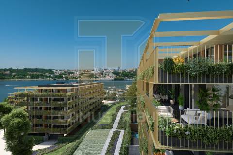 Apartamento T3 em Construção,  varanda lugar de garagem e arrumos,  à Marina de Vila Nova de Gaia