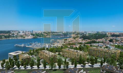 Apartamento T3 em Construção,  varanda lugar de garagem e arrumos,  à Marina de Vila Nova de Gaia