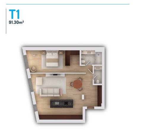 Apartamento T2, 3 Frentes, de Luxo na Primeira Linha de Mar, Vila do Conde