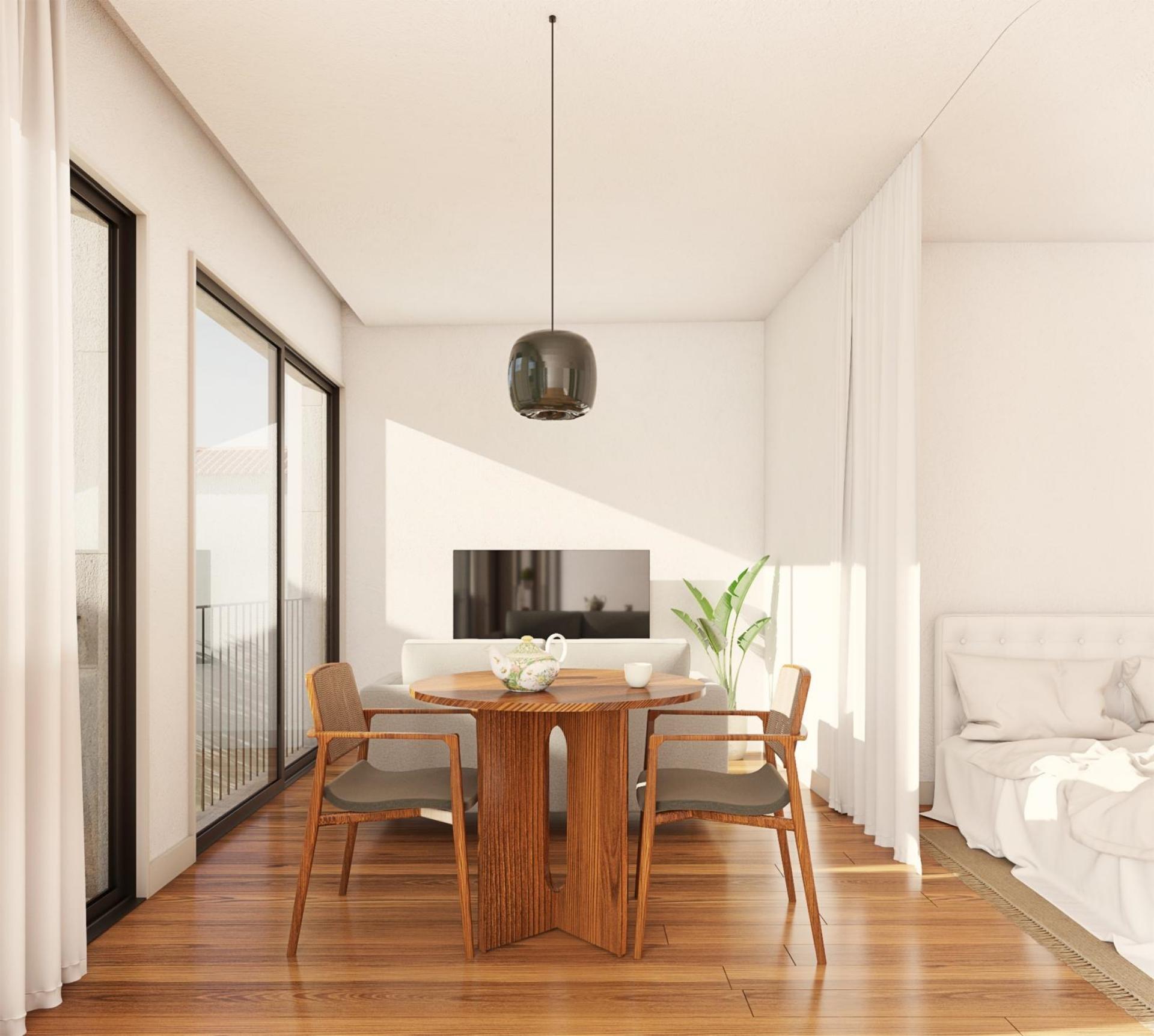 Apartamento T0 com Terraço, em Construção - Brito Capelo, Matosinhos